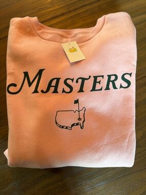 2026 Pink MASTERS crewneck sweatshirt. Authentic. Small